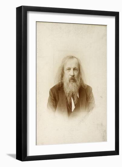 Dmitri Mendeleev, Russian Chemist, C1890-C1907-null-Framed Giclee Print