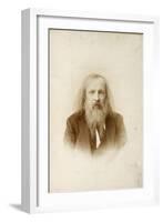 Dmitri Mendeleev, Russian Chemist, C1890-C1907-null-Framed Giclee Print