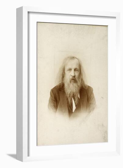 Dmitri Mendeleev, Russian Chemist, C1890-C1907-null-Framed Giclee Print
