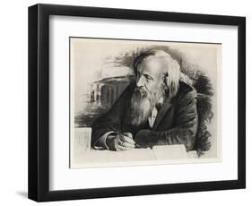 Dmitri Mendeleyev-null-Framed Art Print