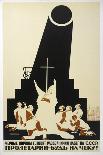 Rallying Good-Thinking Russians Against the Evils of Religion-Dmitri Moor-Framed Stretched Canvas