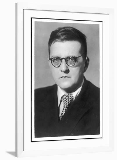 Dmitry Dmitriyevich Shostakovich Russian Composer-null-Framed Photographic Print