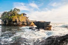 Tanah Lot Water Temple in Bali. Indonesia Nature Landscape. Tanah Lot Temple in Daylight, Bali Isla-Dmitry Polonskiy-Photographic Print