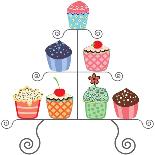 Cupcakes On A Stand-dmstudio-Art Print