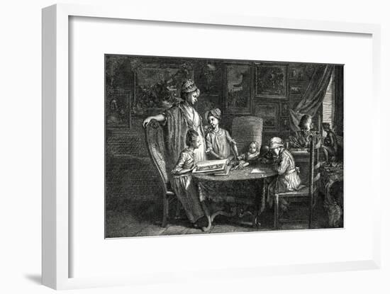 Dn Chodowiecki, Family-null-Framed Art Print