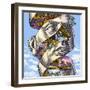 DNA In All Living Things, Artwork-Bill Sanderson-Framed Premium Photographic Print