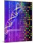 DNA Microarray And Double Helix-PASIEKA-Mounted Photographic Print