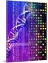 DNA Microarray And Double Helix-PASIEKA-Mounted Photographic Print