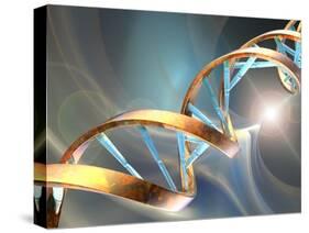 DNA Molecule, Artwork-Laguna Design-Stretched Canvas