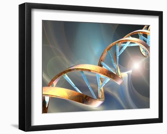 DNA Molecule, Artwork-Laguna Design-Framed Photographic Print