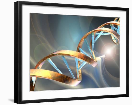 DNA Molecule, Artwork-Laguna Design-Framed Photographic Print