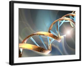 DNA Molecule, Artwork-Laguna Design-Framed Photographic Print
