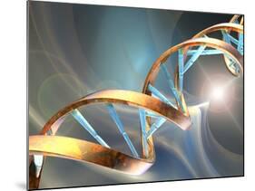 DNA Molecule, Artwork-Laguna Design-Mounted Photographic Print