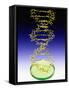 DNA Molecule-Victor De Schwanberg-Framed Stretched Canvas