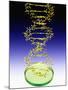 DNA Molecule-Victor De Schwanberg-Mounted Premium Photographic Print