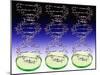 DNA Molecules And Petri Dishes-Victor De Schwanberg-Mounted Photographic Print