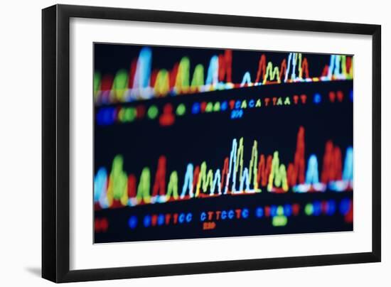 DNA Sequence-PASIEKA-Framed Photographic Print
