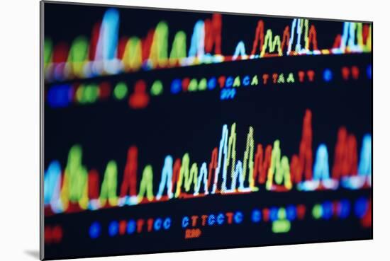 DNA Sequence-PASIEKA-Mounted Photographic Print