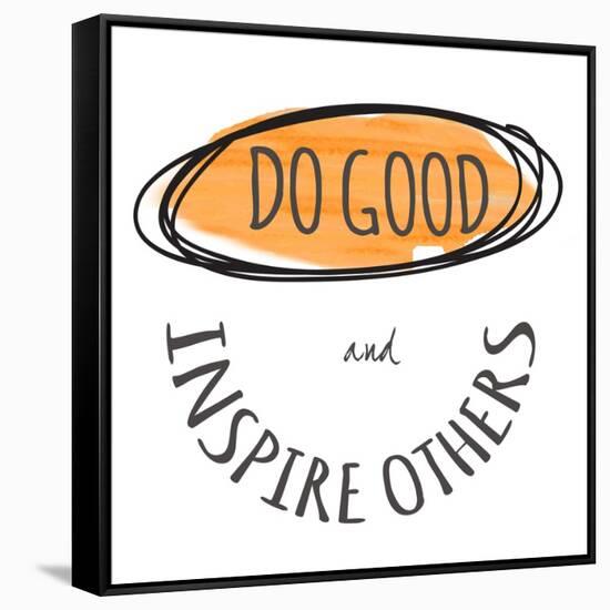 Do Good-Taylor Greene-Framed Stretched Canvas