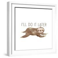 Do It Later-Ann Bailey-Framed Art Print