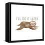 Do It Later-Ann Bailey-Framed Stretched Canvas