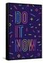 Do it Now-foxysgraphic-Framed Stretched Canvas