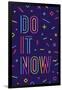 Do it Now-foxysgraphic-Framed Art Print