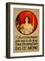 Do It Now-William Haskell Coffin-Framed Art Print