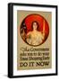 Do It Now-William Haskell Coffin-Framed Art Print