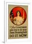 Do It Now-William Haskell Coffin-Framed Art Print