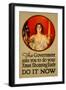 Do It Now-William Haskell Coffin-Framed Art Print