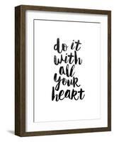 Do It With All Your Heart 2-Brett Wilson-Framed Art Print