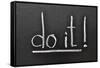 Do It-Yury Zap-Framed Stretched Canvas