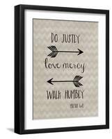 Do Justly-Erin Clark-Framed Giclee Print