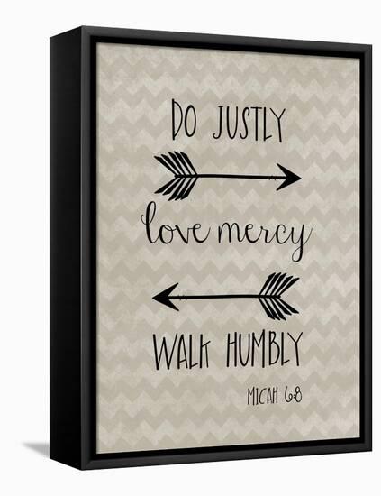 Do Justly-Erin Clark-Framed Stretched Canvas