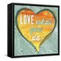 Do Love I-Elizabeth Medley-Framed Stretched Canvas