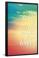 Do More Happy-null-Framed Poster