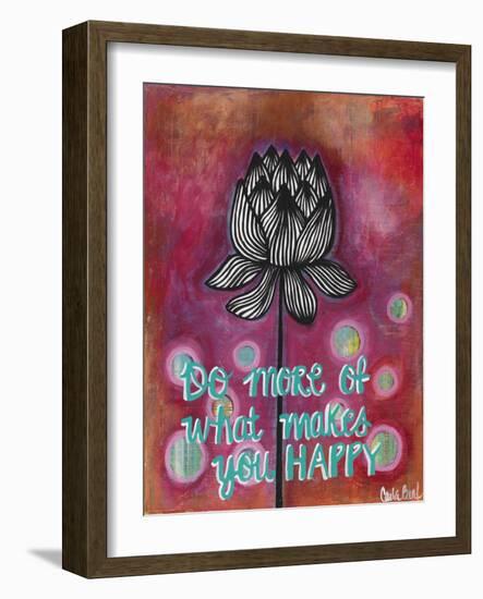 Do More-Carla Bank-Framed Giclee Print