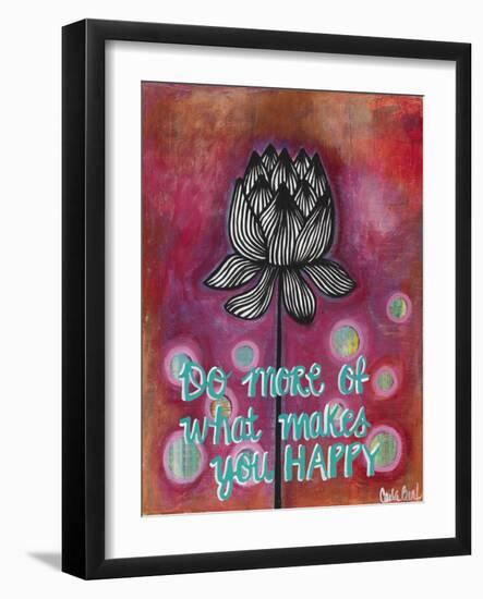 Do More-Carla Bank-Framed Giclee Print