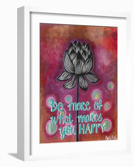 Do More-Carla Bank-Framed Giclee Print