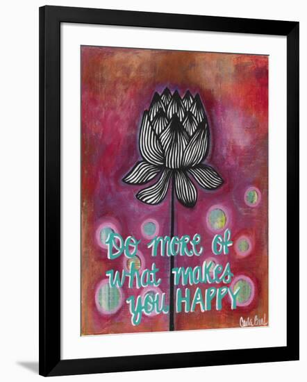 Do More-Carla Bank-Framed Giclee Print