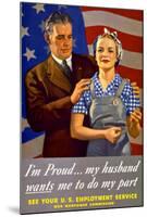 Do My Part, U.S. Labor Poster-null-Mounted Giclee Print