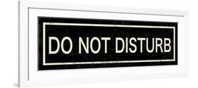 Do not Disturb-Sloane Addison  -Framed Premium Giclee Print