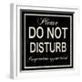 Do Not Disturb-Sloane Addison  -Framed Art Print