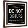 Do Not Disturb-Sloane Addison  -Framed Art Print