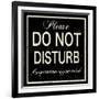 Do Not Disturb-Sloane Addison  -Framed Art Print