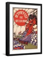 Do Not Let Petrograd Be Given Up!, 1919-Dmitri Stachievich Moor-Framed Giclee Print