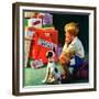 "Do Not Open Until Christmas,"December 1, 1934-Henry Hintermeister-Framed Giclee Print