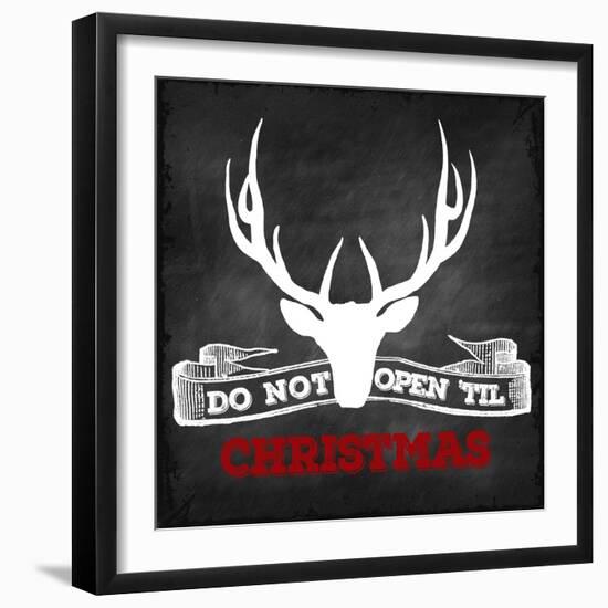 Do Not Open Until Christmas-null-Framed Giclee Print