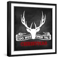 Do Not Open Until Christmas-null-Framed Giclee Print